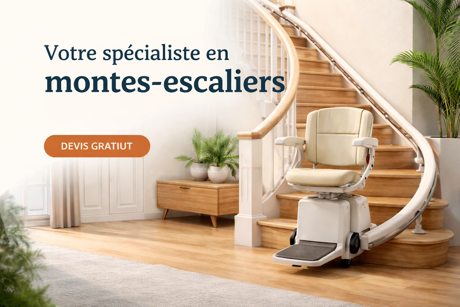 Monte-escalier moderne